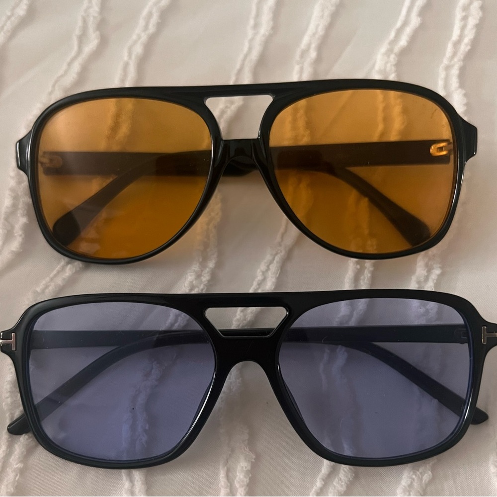 Aviator Sunglasses Set